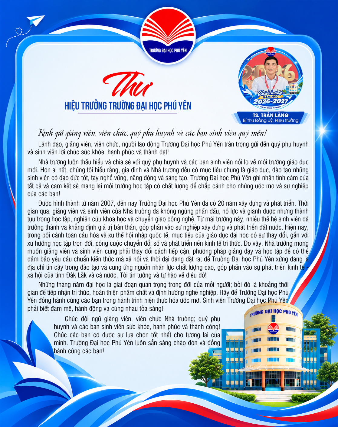 Thư Hiệu trưởng